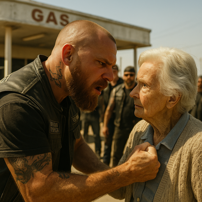 Bikers Mocked A 90-Year-Old Woman, Not Knowing She Was A Decorated Pilot. Then She Made One Phone Call That Changed Everything.