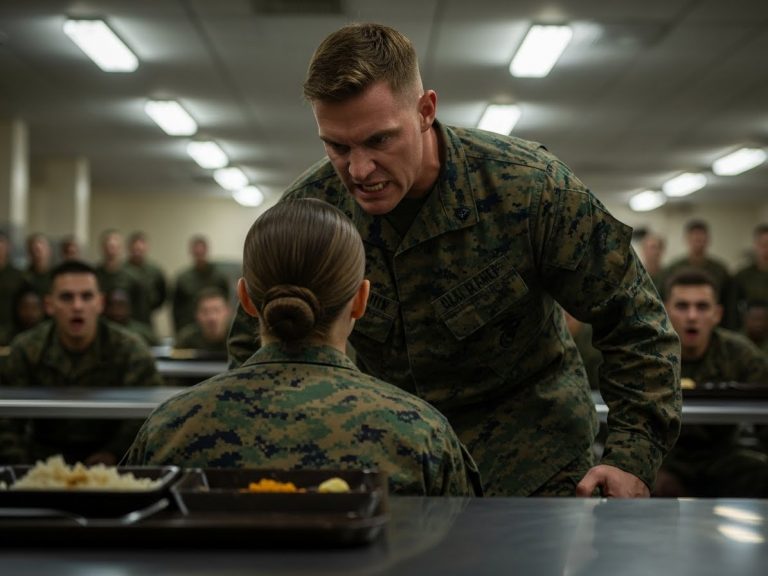 He Slapped a “Private” in the Mess Hall to Teach Her Respect. He Didn’t Know She Was a Two-Star General Undercover. 30 Minutes Later, the Ospreys Landed.