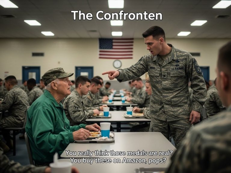 He Poked My Chest And Called My Medals “Trash”—Then The General Walked In And The Whole Room Froze.