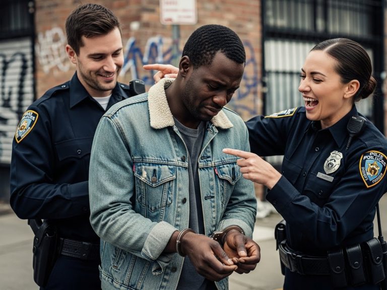 Police Laughed While Arresting a Black Man in a Cheap Suit. Moments Later, He Walked Into The Courtroom in Robes, and Their Smiles Vanished.