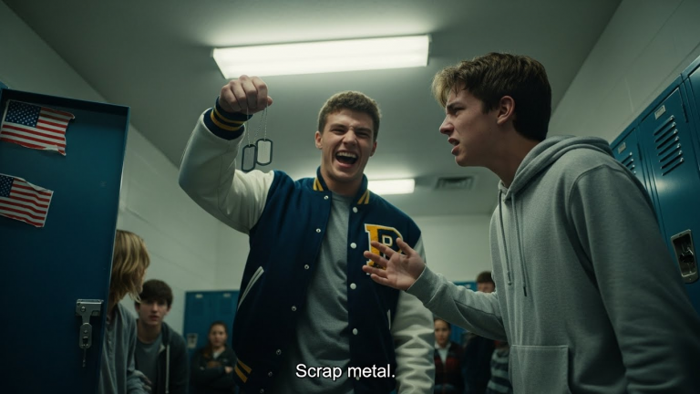 The Golden Boy of West Creek High thought he was untouchable when he ripped the ‘cheap metal’ off my neck. He laughed in my face. He didn’t know he was holding the last thing my father touched before he died in the sandbox. He didn’t know who was watching from the bleachers. And he definitely didn’t know that in about five minutes, his entire world was about to crumble.