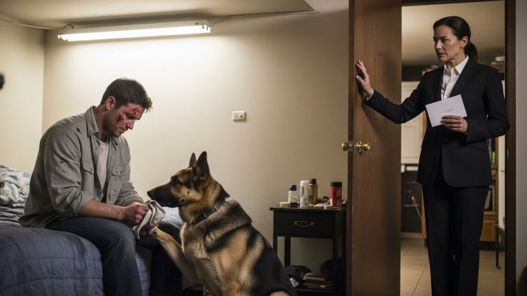 Veteran & His Dog Saved a Little Girl From a Fire, Hours Later, Her Mom, a CEO, Appeared With a Check: She Demanded He Become Her Daughter’s Security