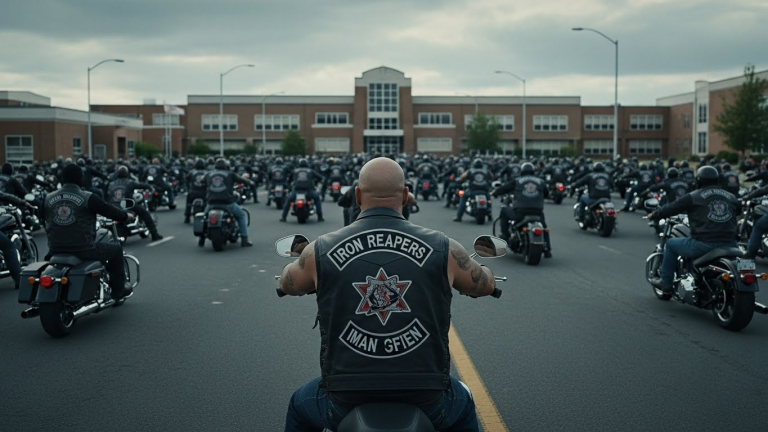 They Thought Spinning My Paralyzed Sister in Circles Until She Passed Out Was a Joke. They Laughed and Filmed It for Likes. They Didn’t Know Her Brother Was the Road Captain of the State’s Biggest Biker Club. When 500 Harleys Surrounded the School the Next Day, The Bullies Learned That Some Lines Are Drawn in Asphalt and Blood.