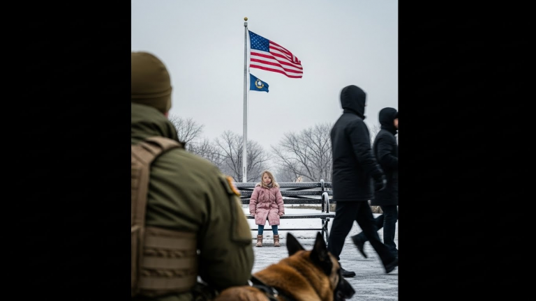 I watched hundreds of people walk past a child turning blue on a park bench in sub-zero temperatures. Not one stopped. My service dog, Gunner, wouldn’t let me pass. When I got close enough to see the frost on her eyelashes, she whispered a single word that broke me. What I found in her coat pocket changed my life forever and exposed a secret that destroyed a family.