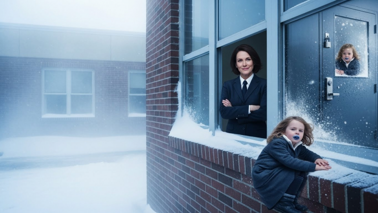 My 8-Year-Old Was Locked Outside in a Blizzard for Being “Too Smart.” Then 300 of My Brothers Showed Up.