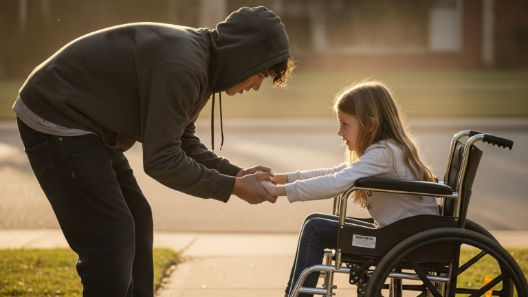 The Doctors Said My Little Girl Would Never Walk Again. I Was A Broken Father Until A Homeless Teenager At A Car Wash Made A Promise: “Give Me 7 Days.” I Almost Beat Him Up When Her Legs Swelled, But What Happened Under The Oak Tree On The 7th Day Made The Whole Neighborhood Cry.