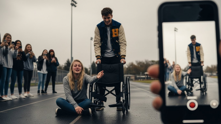 They Made My Disabled Daughter Crawl For Her Wheelchair As A “Prank.” They Didn’t Expect 200 Bikers To Show Up And Teach Them A Lesson They’ll Never Forget.