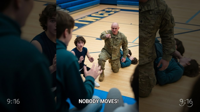 I CAME HOME FROM WAR TO SURPRISE MY DAUGHTER, ONLY TO WATCH A BULLY BREAK HER FACE IN GYM CLASS—MY REACTION MADE THE PRINCIPAL CALL 911.