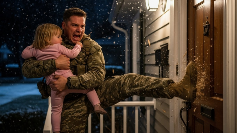 I SURVIVED 12 MONTHS IN A WAR ZONE, ONLY TO COME HOME EARLY AND FIND MY 4-YEAR-OLD DAUGHTER FREEZING TO DEATH ON OUR PORCH WHILE MY WIFE WAS INSIDE… THIS IS HOW I LOST EVERYTHING AND GAINED THE ONLY THING THAT MATTERED.