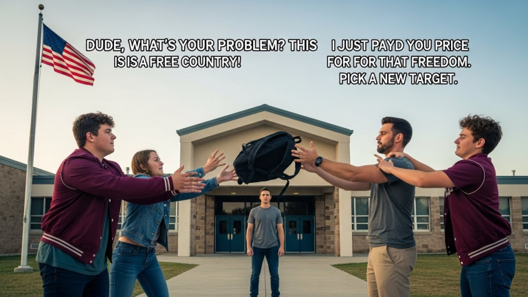 Decorated War Hero Returns Home. His First Civilian Battle? A High School Bully. What He Did Next Had the Entire Town in Silence. You Won’t Believe the Secret I Found Inside That Backpack.