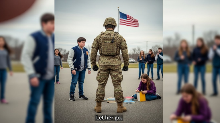My Daughter Was Being Attacked in the Schoolyard While Teachers Watched. They Didn’t Know Her Father Was Home From War—Until I Walked Through the Gates.