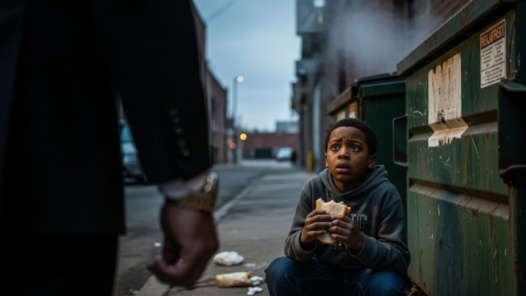 The Billionaire Froze When He Saw What The Boy Was Eating. He Followed Him Home And Found A Secret That Changed Everything.