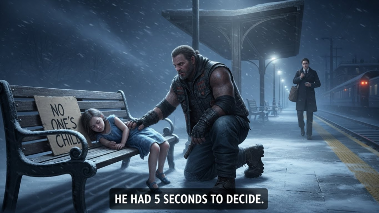 I Found a Frozen Child on a Bench Marked “No One’s Child.” What I Did Next Changed Everything.