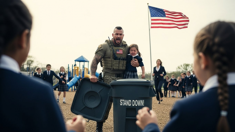I Found My Goddaughter Stuffed In A School Dumpster. The Teachers Didn’t Know The Man Opening That Lid Was An Army Special Agent. What I Did Next Made The Principal Beg For Mercy.