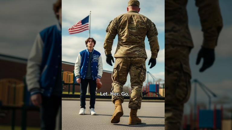 I Spent 18 Months Dodging Bullets in a War Zone Only to Come Home and Watch a Teacher Scroll Through Facebook While a High School Bully Dragged My Daughter by Her Hair Across the Asphalt—They Thought I Was Just Another Helpless Parent until They Saw the Uniform, But by Then, It Was Too Late for Apologies.