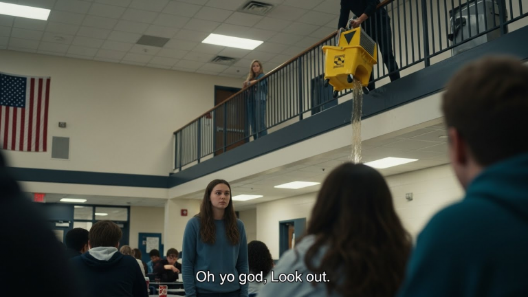 They Thought They Could Humiliate My Little Girl In Front Of The Whole School By Dumping Trash On Her, But They Didn’t Realize The “Janitor” Watching From The Shadows Was Actually Her Father—A Retired Army Ranger With A Very Specific Set Of Skills And Zero Patience For Bullies.