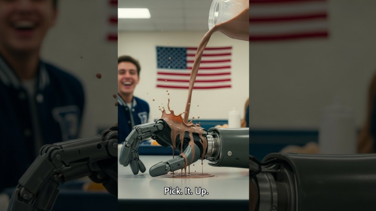 They Laughed As They Poured Milk Over My Disabled Sister’s Head. But When The Thunder Of Combat Boots Echoed Down The Hallway, Every Single Smile Turned Into Pure Terror.