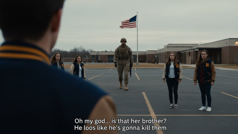 They Laughed While Pushing My Paralyzed Little Sister Against the Brick Wall—But The Blood Drained From Their Faces The Second They Saw The Patch On My Shoulder.