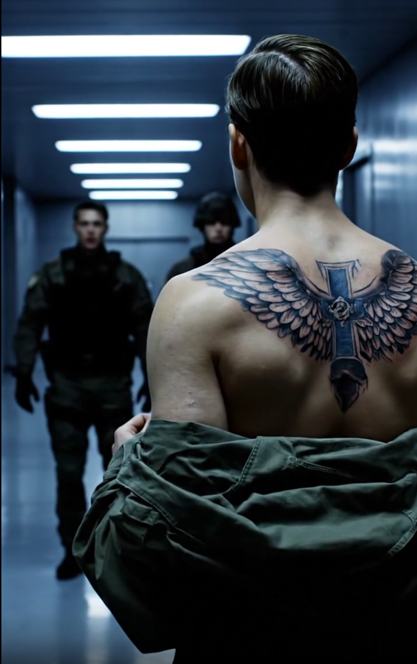 He Ordered Me To Strip My Uniform For “Stolen Valor.” Then He Saw The Forbidden Ink On My Back And The Whole Base Went Silent.