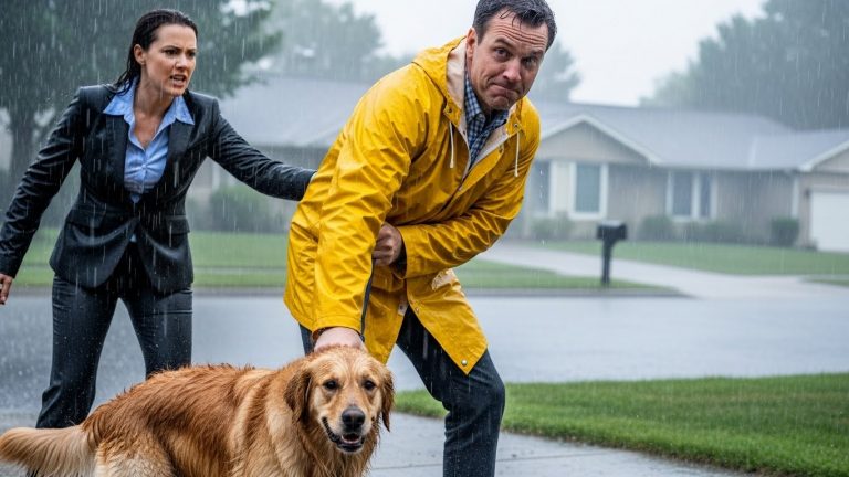 HEARTLESS LANDLORD THROWS EVICTED OLD MAN’S DOGS INTO RAIN! I BLOCKED THE DOOR AND DECLARED WAR!