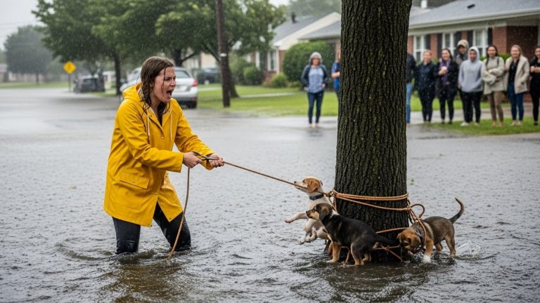 HE LEFT THEM TO DIE! I BRAVED A CATEGORY 4 HURRICANE TO SAVE THESE PUPPIES FROM DROWNING! YOU WON’T BELIEVE WHAT HAPPENED NEXT!