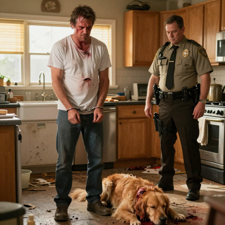 HE BEAT HIS DOG UNTIL IT BLED. THE SHERIFF’S REACTION WAS INSTANT. WHAT HAPPENED NEXT SHOCKED THE ENTIRE TOWN!
