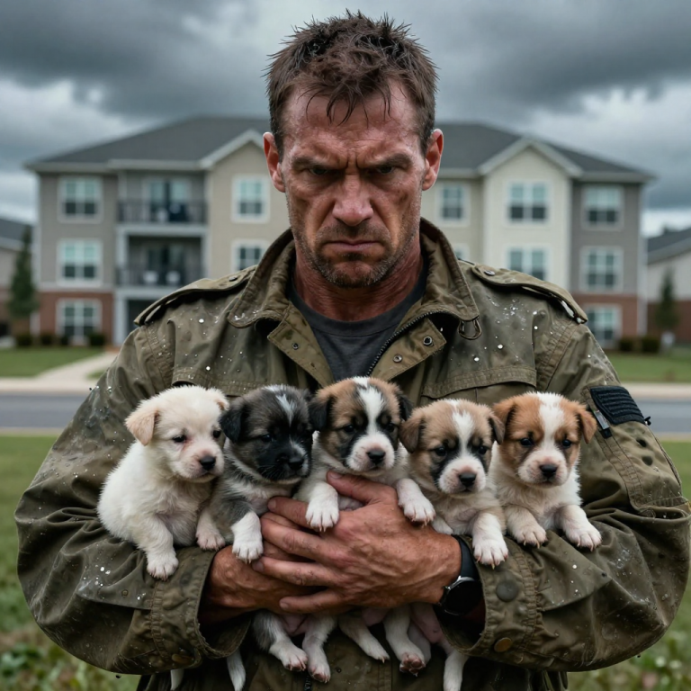 HEARTLESS LANDLORD THROWS NEWBORN PUPS IN DUMPSTER! VETERAN’S RAGE IGNITES AFTER DAUGHTER HEARS FAINT CRIES! WILL JUSTICE BE SERVED?