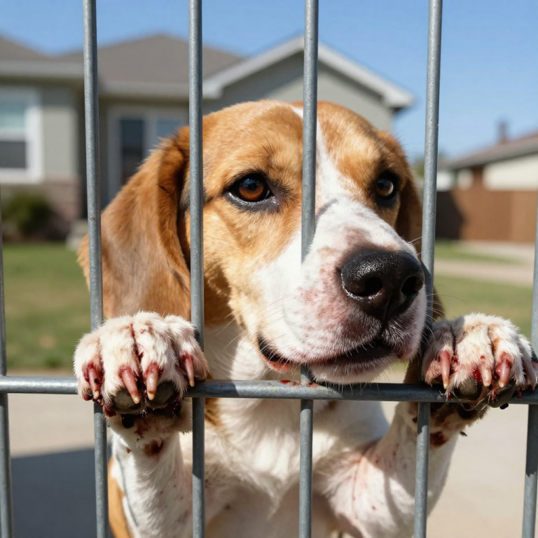 CAGED AND BLEEDING UNDER THE SCORCHING SUN: A HEARTLESS OWNER’S CRUELTY UNLEASHES A VETERAN’S FURY. WITNESS A CONFRONTATION YOU WON’T FORGET!