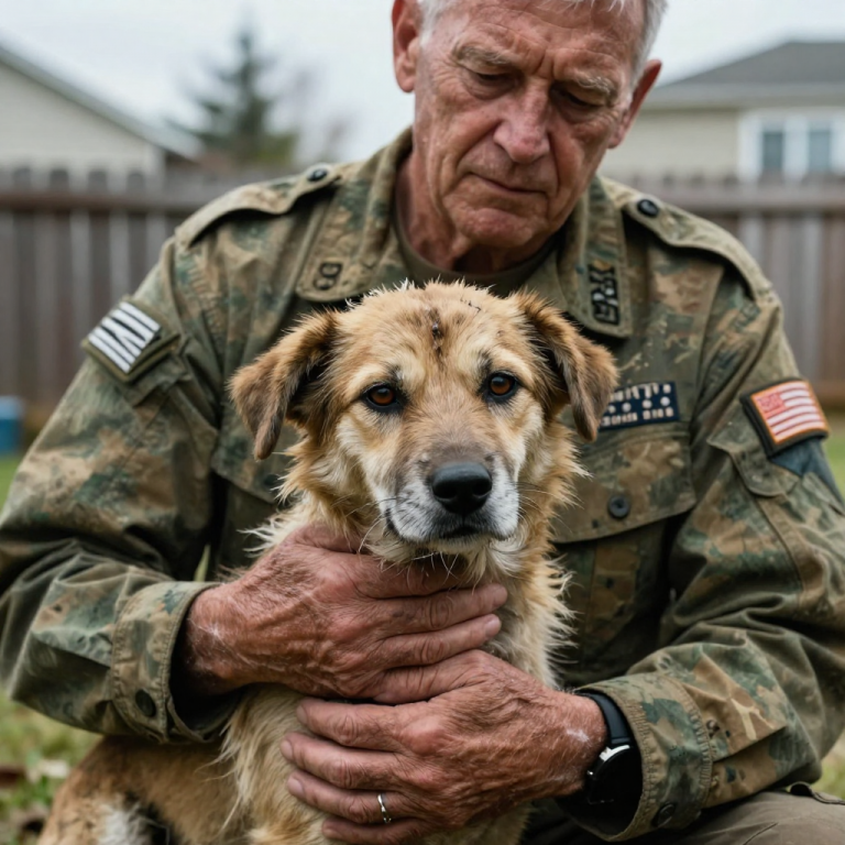 THEY LAUGHED AS THEY HURLED ROCKS AT THE TERRIFIED DOG. THEN, A SHADOW FELL OVER THEM, AND HE SPOKE – THE RETIRED MARINE’S RAGE WILL MAKE YOU STAND UP AND CHEER!