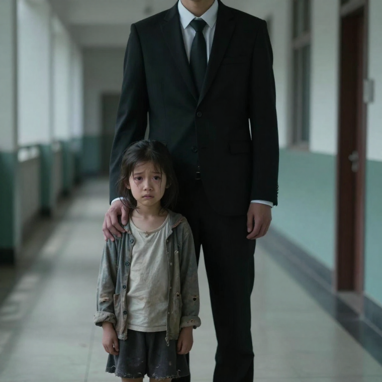 HE CALLED ME A “NOBODY ORPHAN” AND SHOVED ME AGAINST THE LOCKERS. LITTLE DID HE KNOW, THE KING’S BODYGUARD WAS WATCHING, READY TO REVEAL MY HIDDEN DESTINY!
