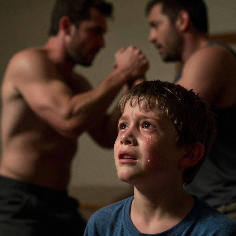 HE CALLED MY SON A WEAKLING AND THREW A CHAIR AT HIM AFTER REVEALING I’M NOT HIS REAL DAD! BUT WHAT HAPPENED NEXT… NO ONE EXPECTED!
