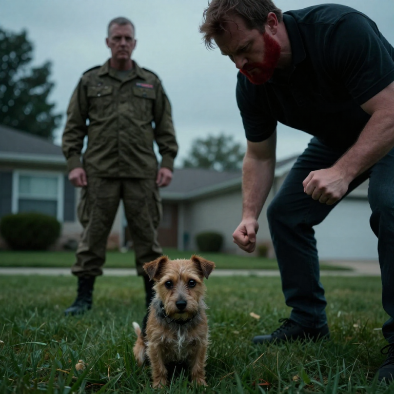HE WAS SHOUTING SO LOUD THE WINDOWS RATTLED! THE RETIRED POLICE CAPTAIN NEXT DOOR DIDN’T CALL FOR BACKUP—HE BECAME THE BACKUP THAT DOG DESPERATELY NEEDED! WHAT HAPPENED NEXT WILL SHOCK YOU!