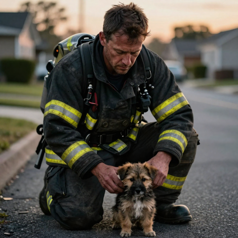 THEY TRIED TO BURN A PUPPY ALIVE FOR A SICK TIKTOK PRANK! MY FAITH IN HUMANITY WAS GONE UNTIL A FIREFIGHTER STEPPED IN—WHAT HE DID NEXT SHOCKED EVERYONE!