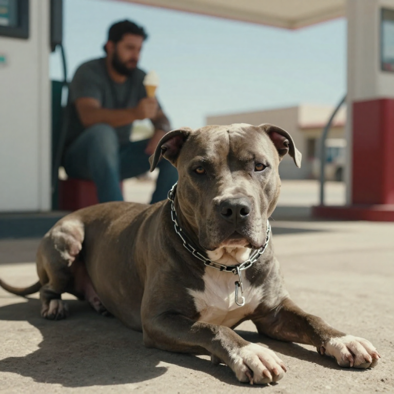 HE LEFT HIS PITBULL TO DIE IN 100°F HEAT WHILE HE ATE ICE CREAM! WHEN THE DOG COLLAPSED, WE SHOWED HIM WHAT DESERTION FEELS LIKE!