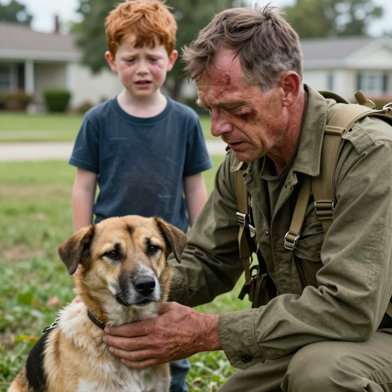 WITNESSING CHILDHOOD CRUELTY TURNED INTO A LESSON OF COMPASSION: THE VETERAN’S SCARS SPOKE LOUDER THAN WORDS!