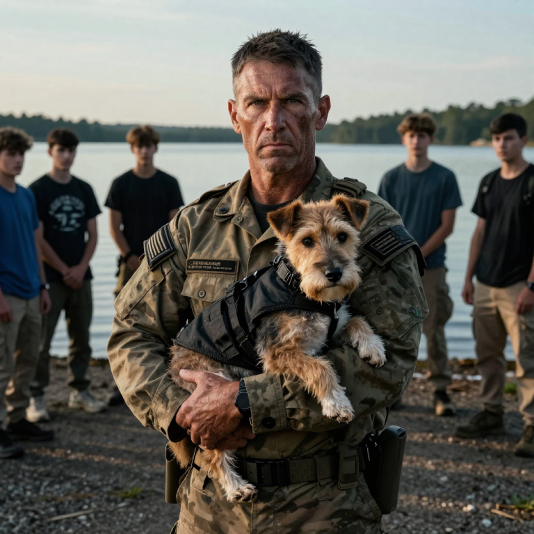 RETIRED NAVY SEAL WITNESSES TEENAGERS TORTURING DOG, WHAT HE DOES NEXT WILL MAKE YOU STAND UP AND CHEER! JUSTICE IS SERVED COLD, AND THIS IS A FREEZING LAKE!