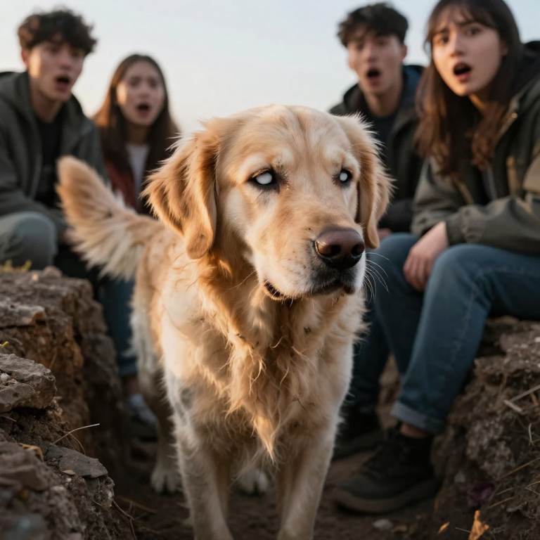 BLIND DOG ALMOST PLUNGED TO ITS DEATH FOR A SICK PRANK! A RETIRED PARATROOPER’S HEROIC ACT WILL MAKE YOU BELIEVE IN HUMANITY AGAIN!
