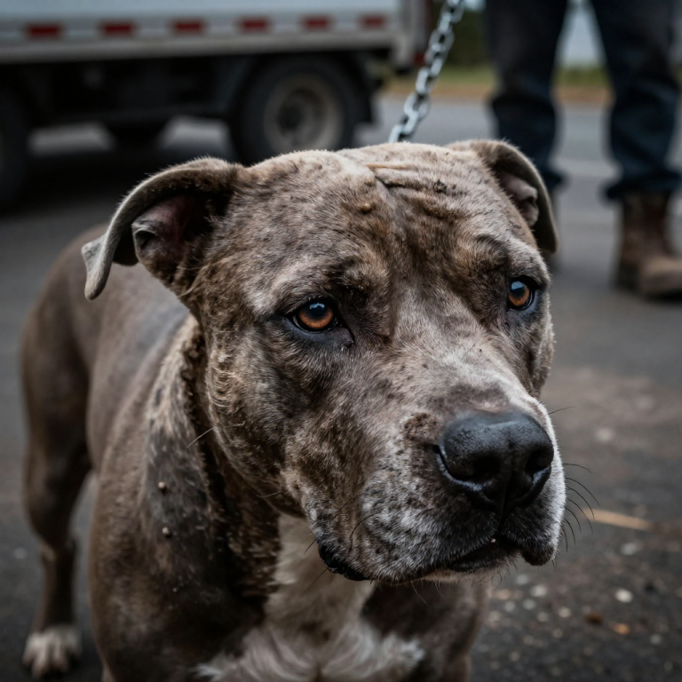 HE DRAGGED HIS PITBULL BEHIND HIS TRUCK UNTIL RETIRED SPECIAL AGENTS BLOCKED HIM. WHAT HAPPENED NEXT WILL RESTORE YOUR FAITH IN HUMANITY!