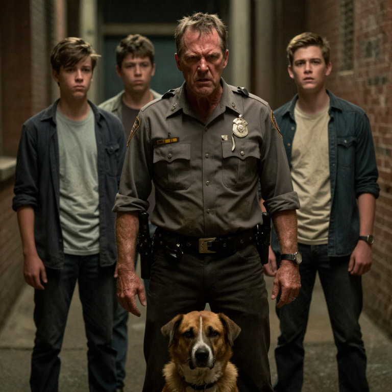RETIRED SHERIFF’S RAGE: TEEN GANG STONED A HELPLESS STRAY DOG, BUT THEY DIDN’T KNOW WHO WAS WATCHING! HIS WRATH IS JUSTICE!
