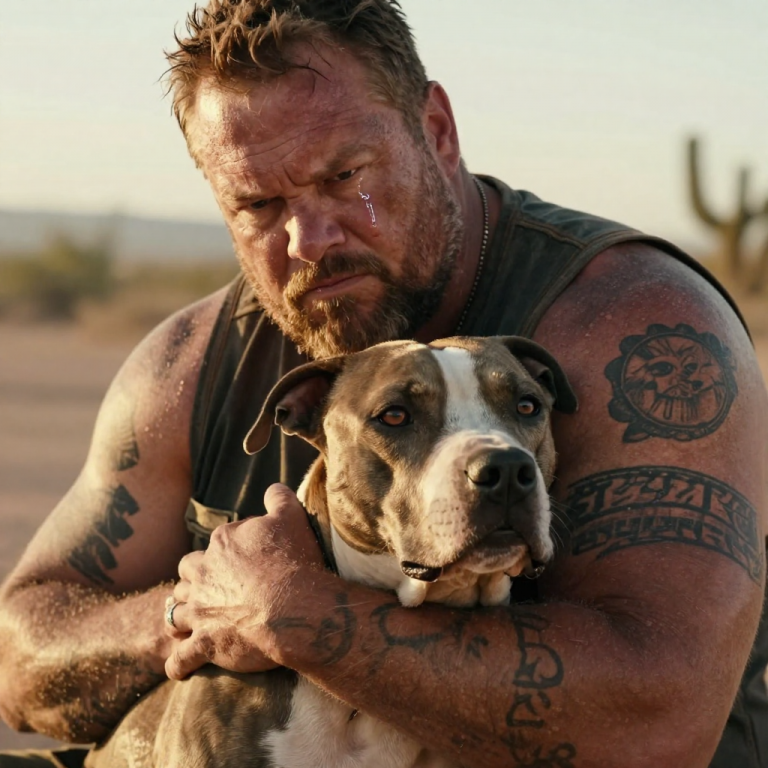 BIKER GIANT RESCUES STARVING PITBULL FROM CRUEL TEENS – WHAT HAPPENED NEXT WILL RESTORE YOUR FAITH IN HUMANITY! I SWEAR THOSE KIDS WILL NEVER HURT ANOTHER SOUL AFTER WHAT I DID!
