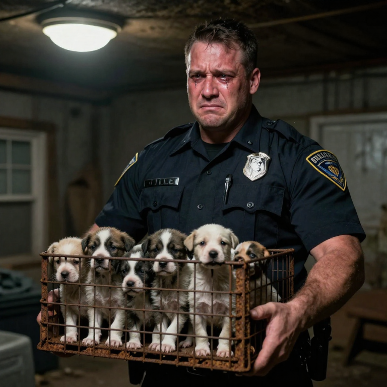 MY HEART SHATTERED WHEN I KICKED DOWN THE BASEMENT DOOR – THE ‘CRIMINALS’ WEREN’T WHO I EXPECTED, AND NOW MY CAREER MIGHT BE OVER! FIVE STARVING PUPPIES CHANGED EVERYTHING. #POLICEBRUTALITY #ANIMALRESCUE #MORALDILLEMMA