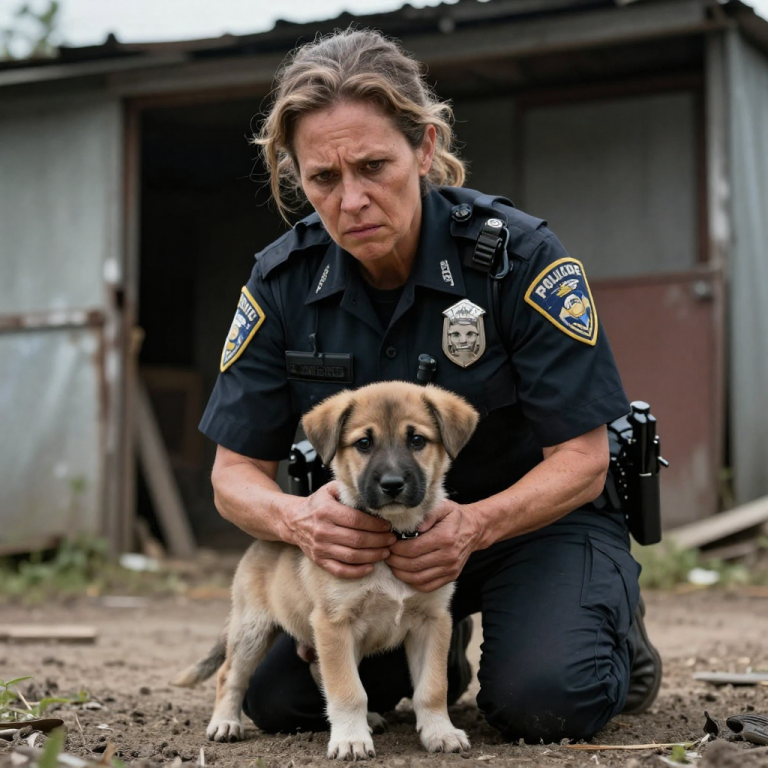 WE WERE HUNTING A FUGITIVE, BUT THE ABANDONED SHED HELD A SECRET HORROR. I SWORE TO THOSE STARVING PUPPIES THEIR NIGHTMARE WAS OVER, THEN THE SHERIFF TOLD ME WE HAD TO LEAVE THEM BECAUSE OF PROTOCOL.