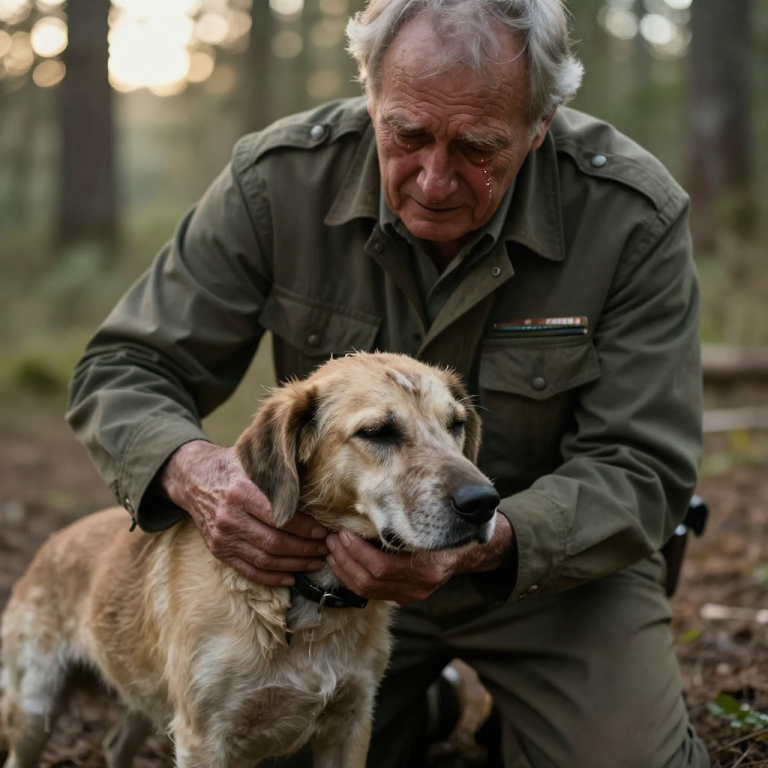 HE DRAGGED HIS OWN DOG INTO THE WOODS TO KILL HIM, BUT A RANGER’S SHOTGUN STOPPED HIM COLD: ‘YOU USED HIM UP, NOW YOU’LL PAY’.