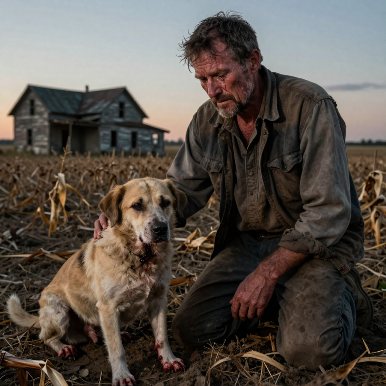 HE DRAGGED HIS DYING DOG BEHIND HIS TRUCK UNTIL ITS PAWS BLED. A STATE TROOPER PULLED HIM OVER, SCREAMING HE WAS A MONSTER, BUT THE REAL MONSTER WAS THE SYSTEM THAT LEFT HIM WITH NOTHING.