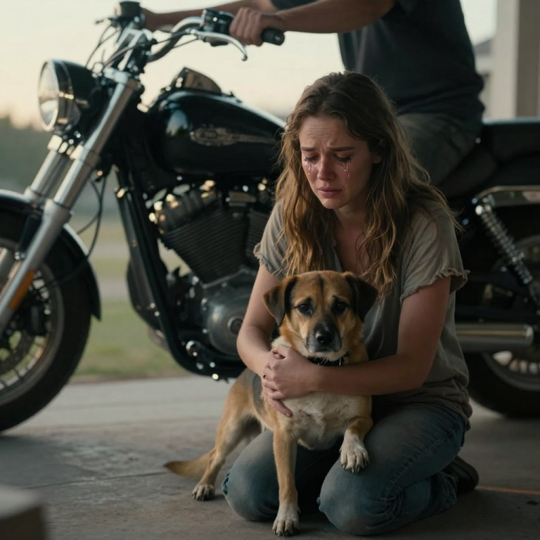 HE TWISTED THE DOG’S EARS UNTIL IT SCREAMED; THE MONSTER! I HAD TO STAND BY HELPLESSLY AS HE TORTURED SNUGGLES; THEN, A BIKER CAME AND SAID, ‘I’M TAKING HIM;’ NOW WHAT?