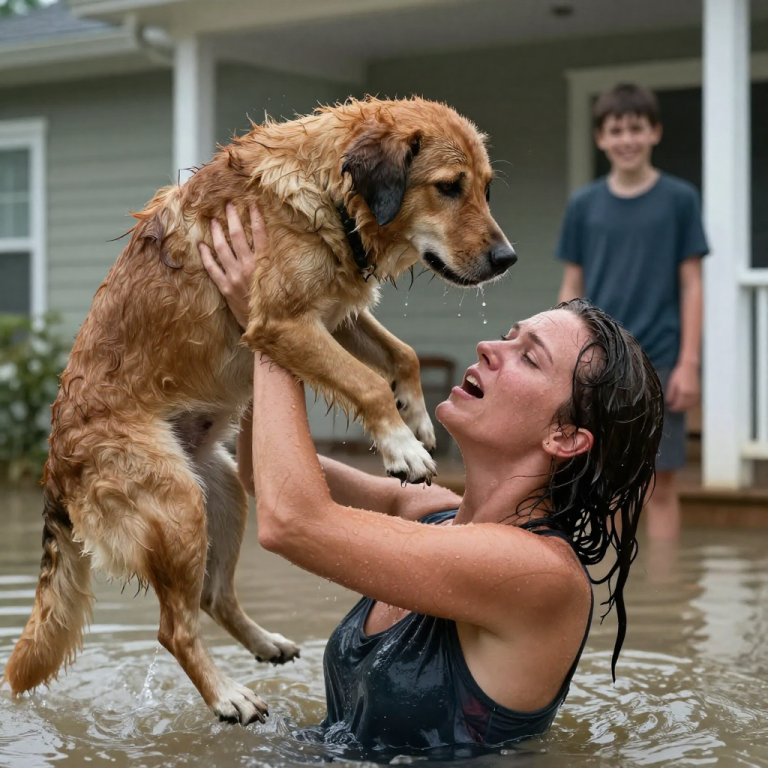 THEY SAID, ‘LET THE DOG DROWN,’ BUT I REFUSED: NOW THE WHOLE TOWN IS AGAINST ME, BUT I WOULD DO IT AGAIN.