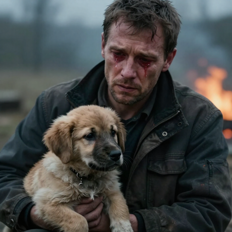 THEY CALLED HIM CRAZY, SHOUTED AT HIM TO STAY BACK AS THE HOUSE BURNED, BUT HE KNEW THOSE WERE NOT JUST DOGS IN THAT HOUSE; THEY WERE HIS ONLY FAMILY, AND HE WOULD BURN WITH THEM IF HE HAD TO.