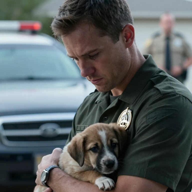 I HEARD WHIMPERS FROM THE TRUNK, THEN HE TOLD ME THEY WERE ‘JUST DOGS’. BUT WHEN THE SHERIFF PULLED UP, EVERYTHING CHANGED.