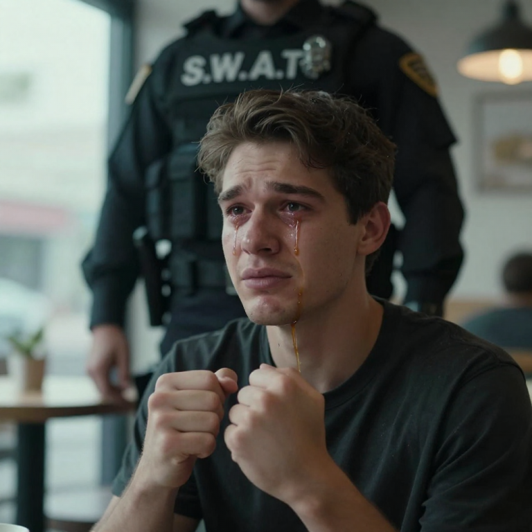 THEY CALLED HIM ‘BRAINDEAD’ TO HIS FACE, MOCKING HIS STUTTER AS HE ORDERED COFFEE; BUT WHEN A S.W.A.T. OFFICER APPEARED AND CALLED HIM ‘PROFESSOR,’ THE CAFE WENT SILENT, AND THE BARISTA’S WORLD CRUMBLED.