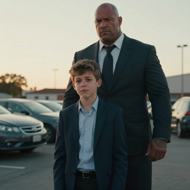 HE LAUGHED WHEN HE SAW MY BACKPACK FULL OF CHANGE, THEN HOSED ME DOWN LIKE TRASH – BUT MY DAD’S UNION JUST BOUGHT THE WHOLE DEALERSHIP TO MAKE HIM PAY!